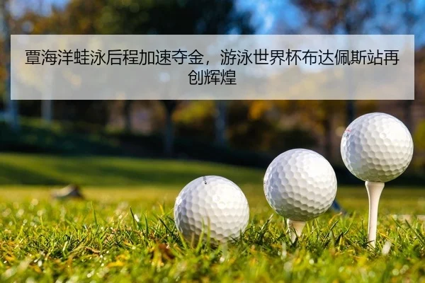 覃海洋蛙泳后程加速夺金，游泳世界杯布达佩斯站再创辉煌